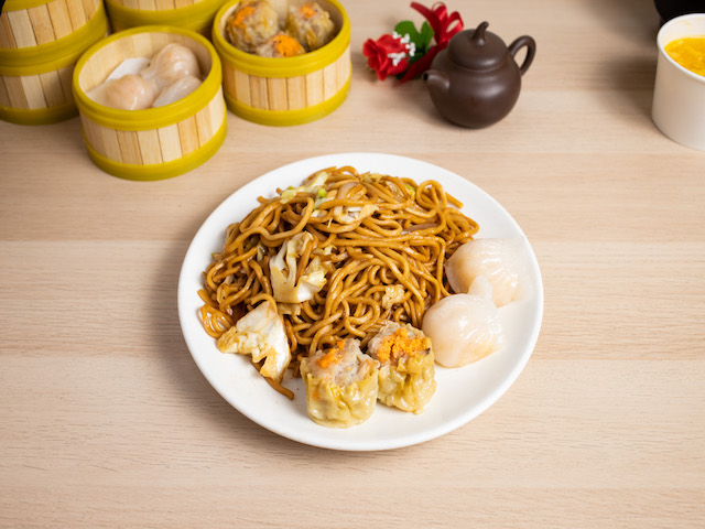DimSum Combo with Chow Mein
